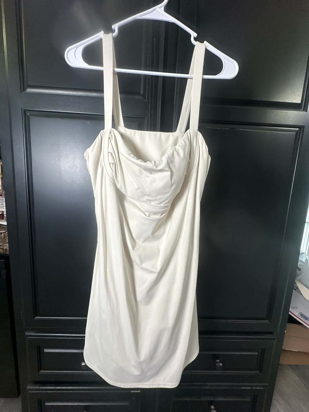 Halara Everyday Cloudful Fabric Crossover Pocket Mini Dress#826